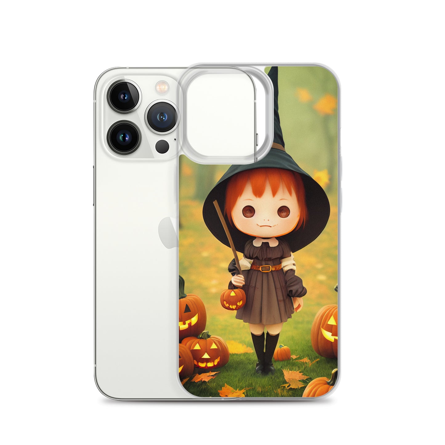 iPhone Case - Red Head Halloween Witch Girl