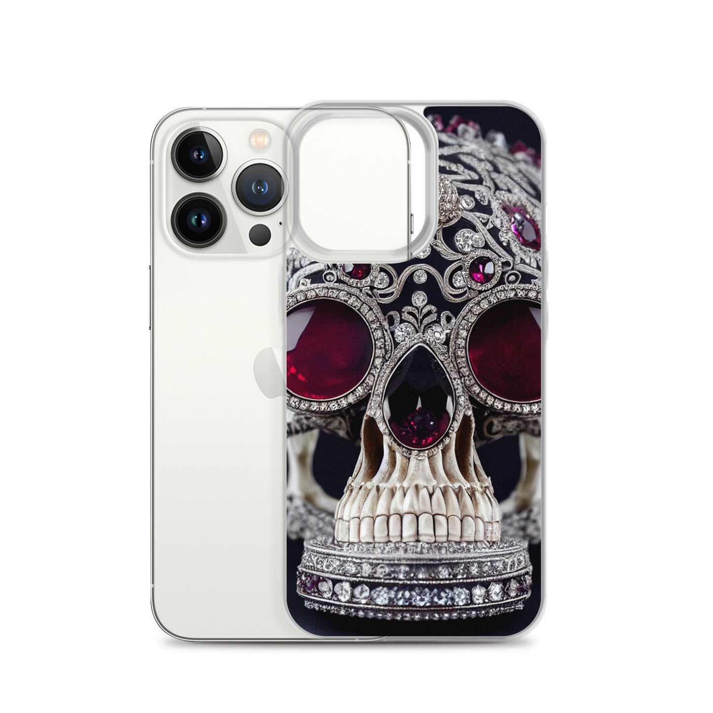 iPhone Case - Diamond and Ruby Skull