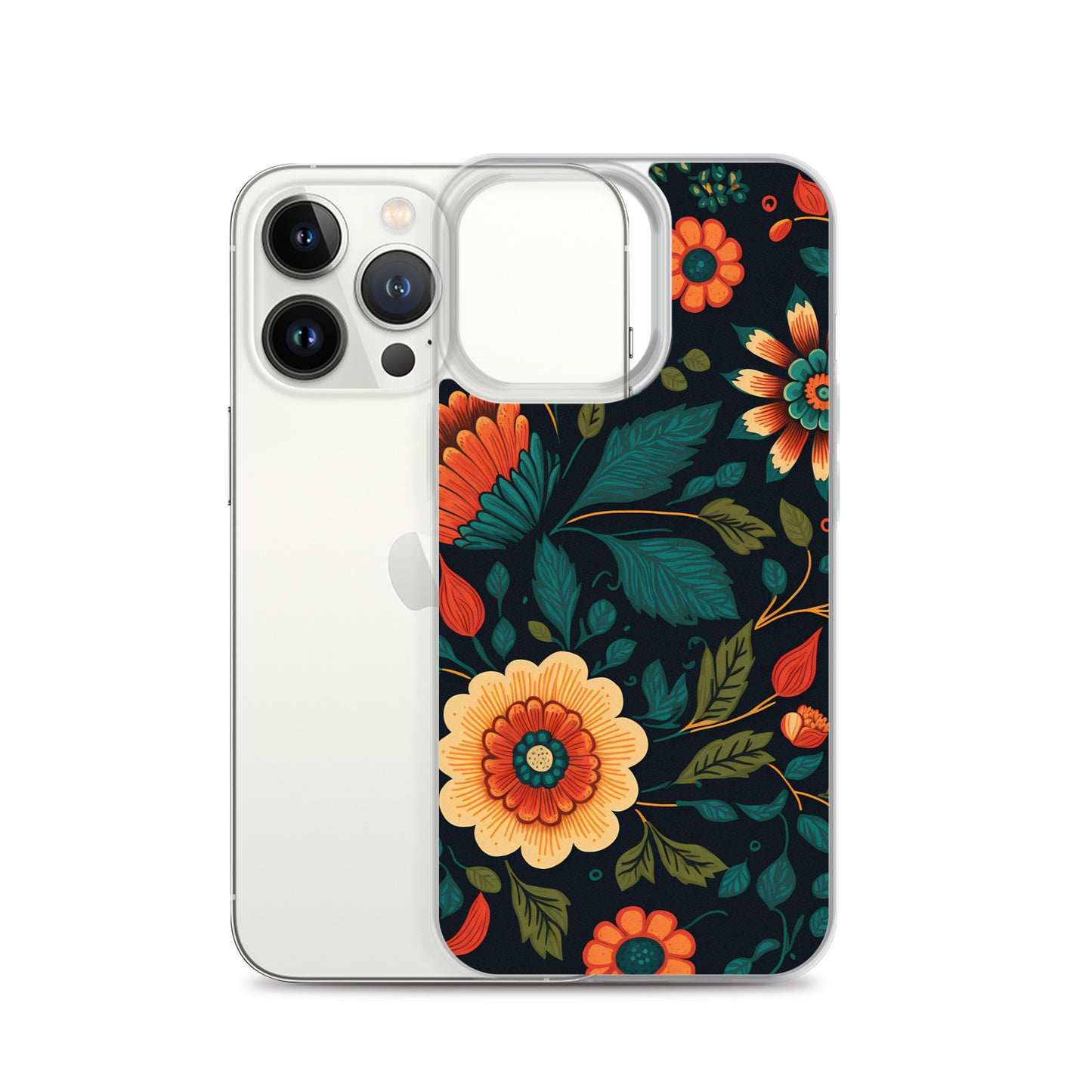 iPhone Case - Orange Florals