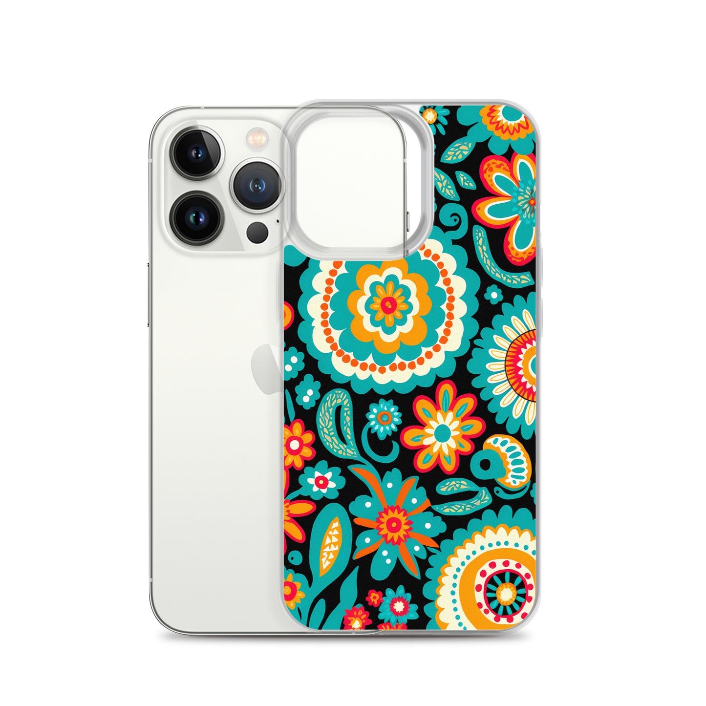 iPhone Case - Turquoise Floral