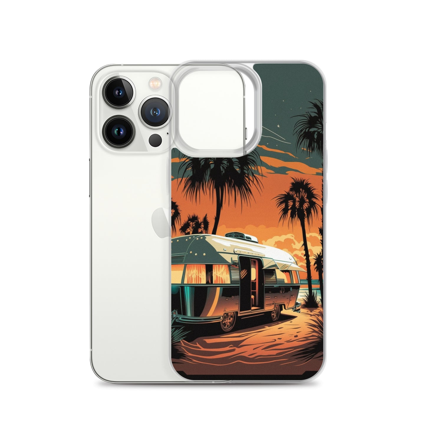 iPhone Case - Silver Beach Camper
