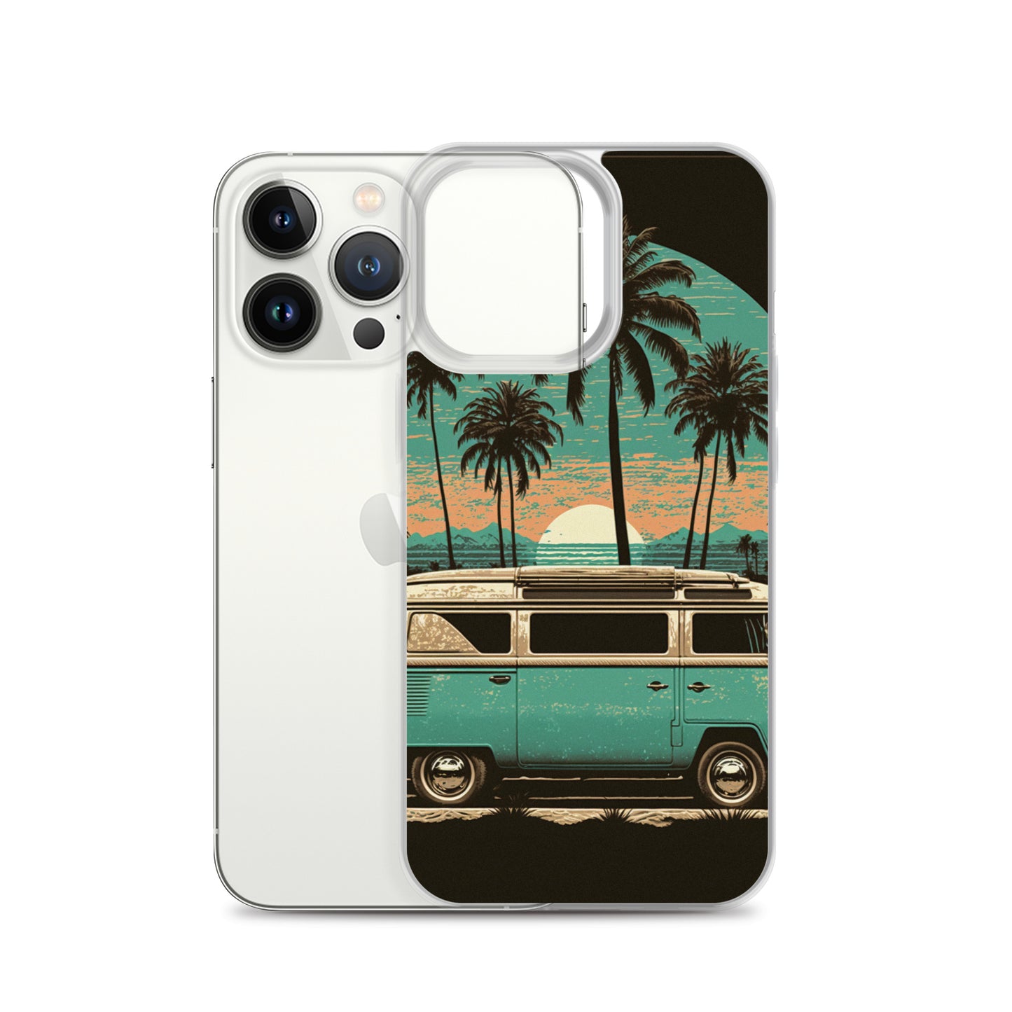iPhone Case - Teal Beach Camper