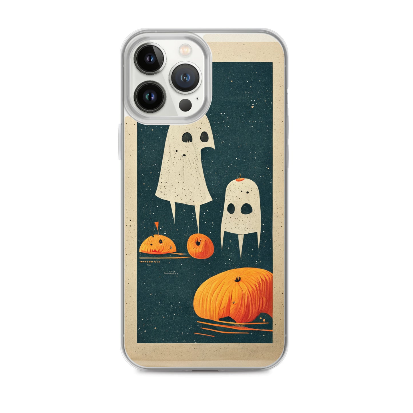 iPhone Case - Halloween Ghosts and Pumpkins