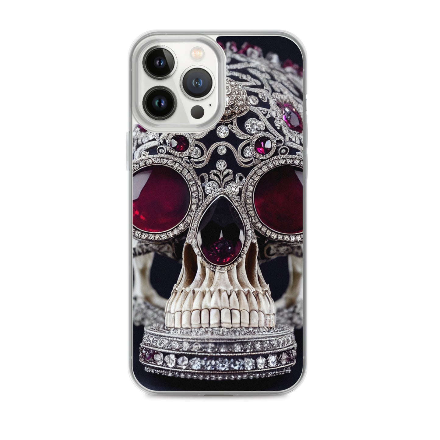 iPhone Case - Diamond and Ruby Skull
