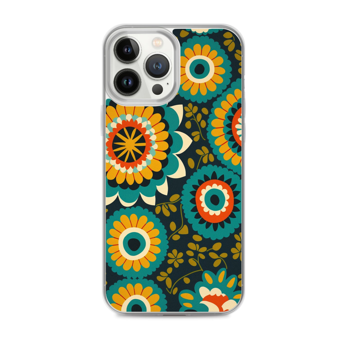 iPhone Case - Hints of Olive Floral Pattern
