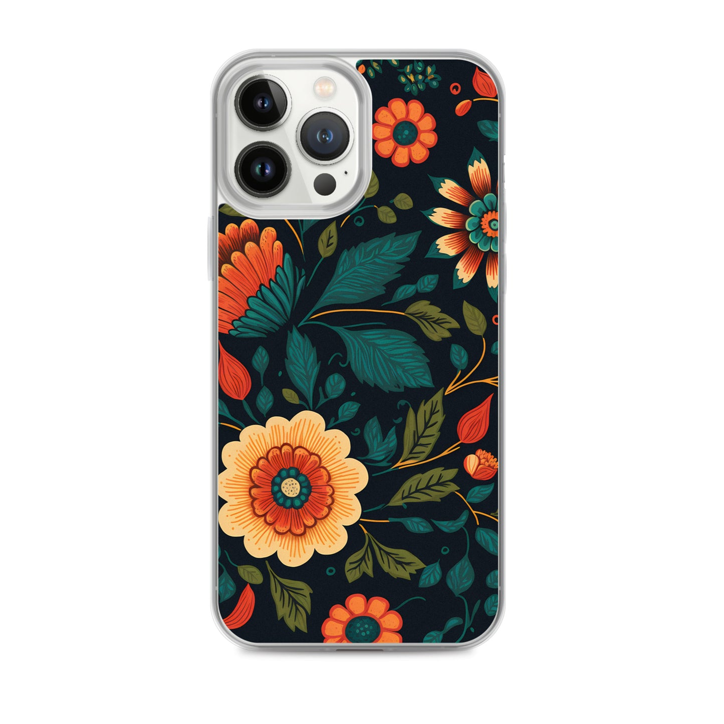 iPhone Case - Orange Florals