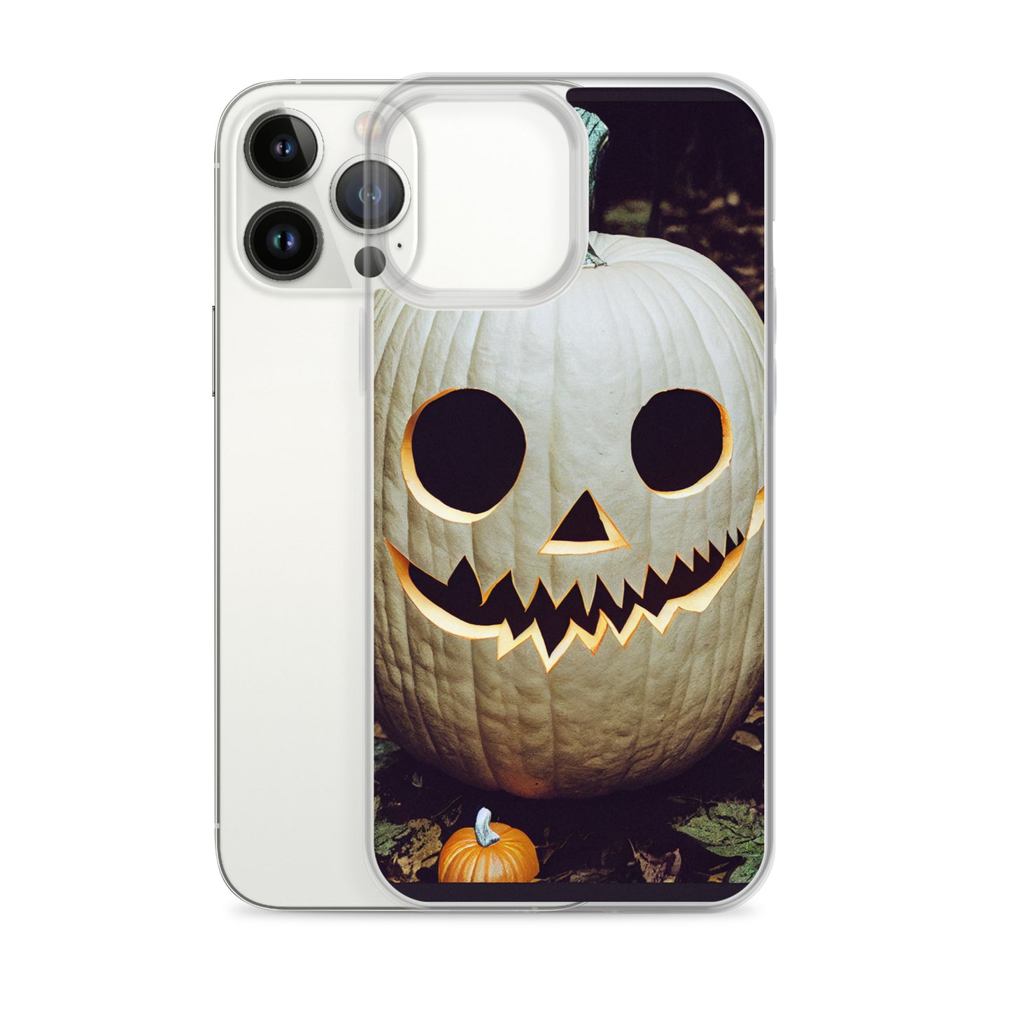 iPhone Case - Halloween White Jack-o-Lantern