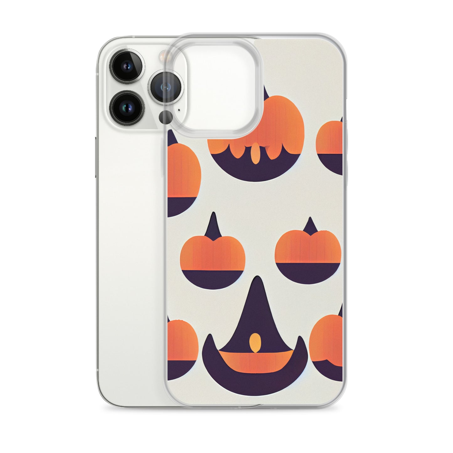 iPhone Case - Halloween Pumpkins and Witch Hats