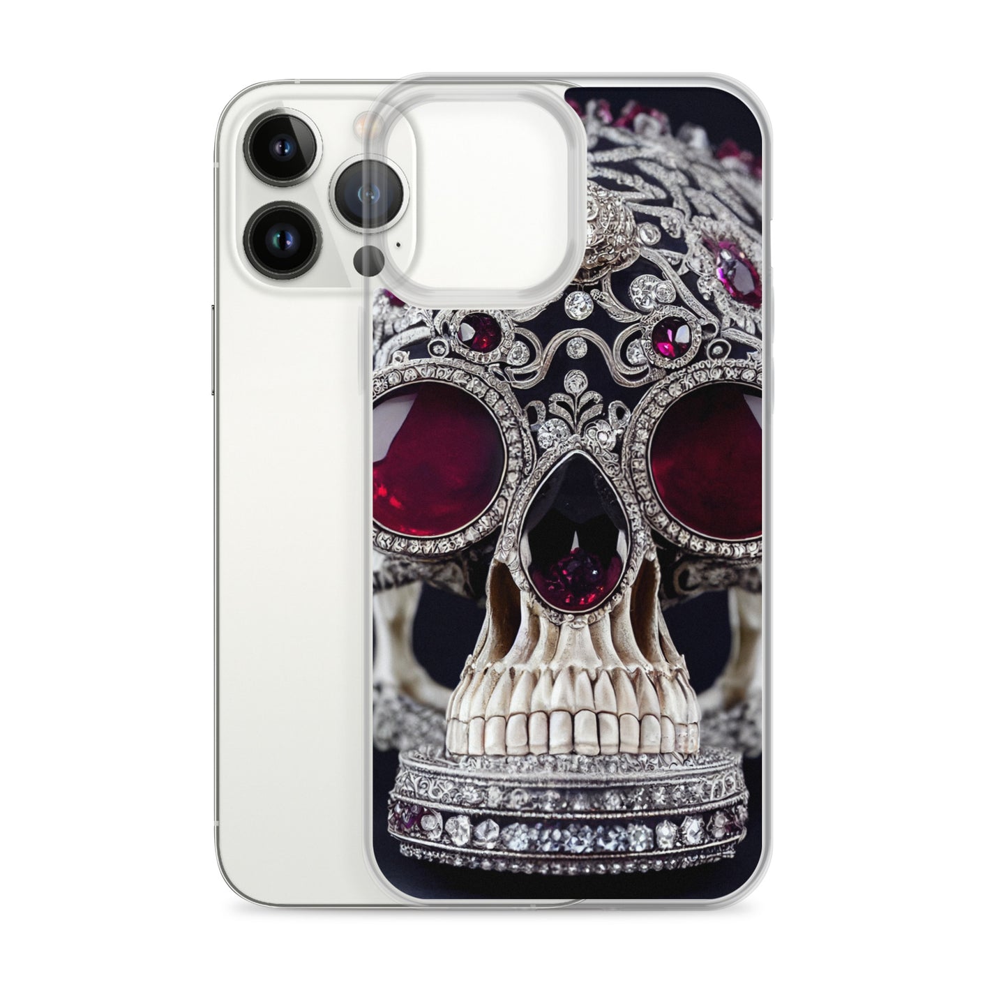 iPhone Case - Diamond and Ruby Skull