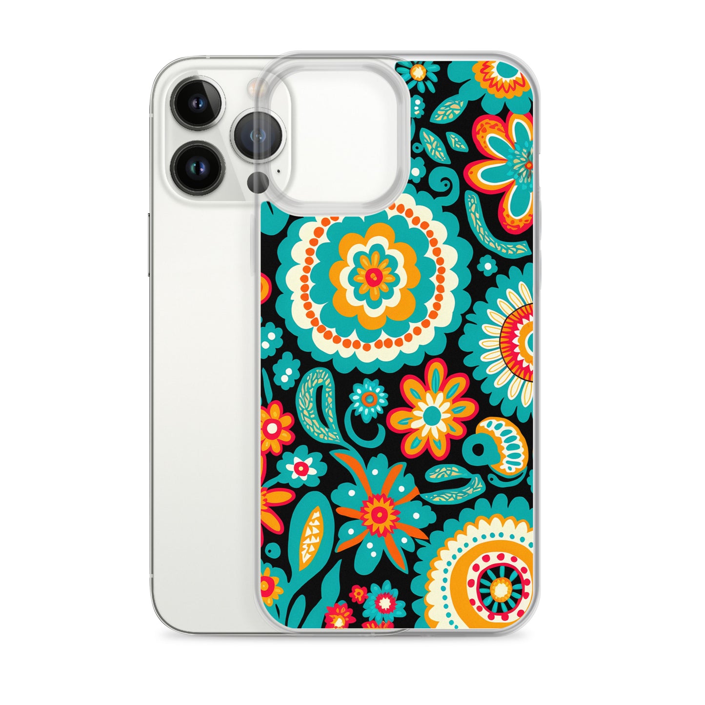 iPhone Case - Turquoise Floral