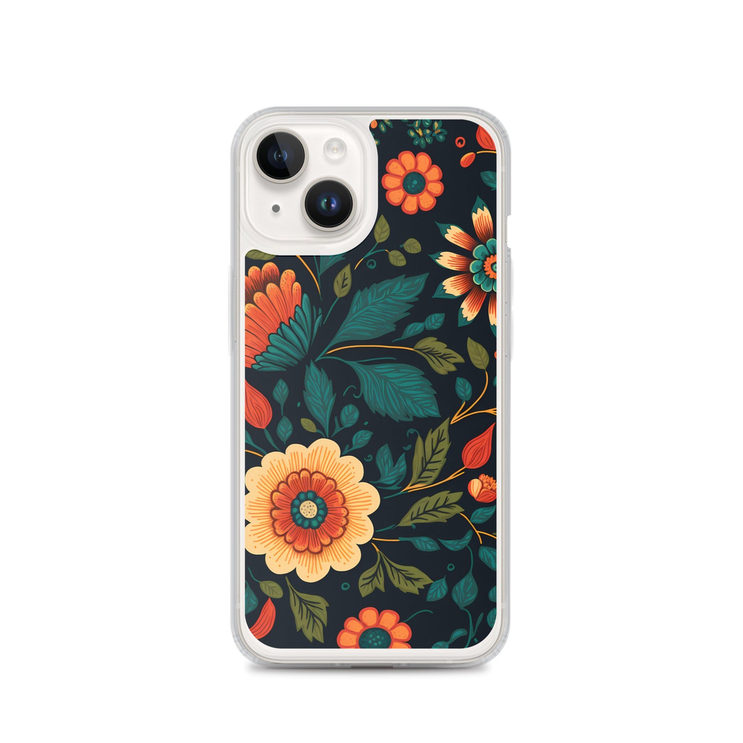 iPhone Case - Orange Florals