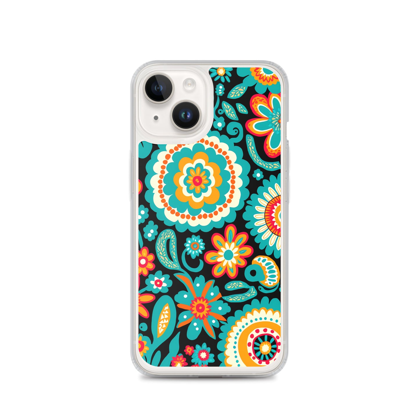 iPhone Case - Turquoise Floral