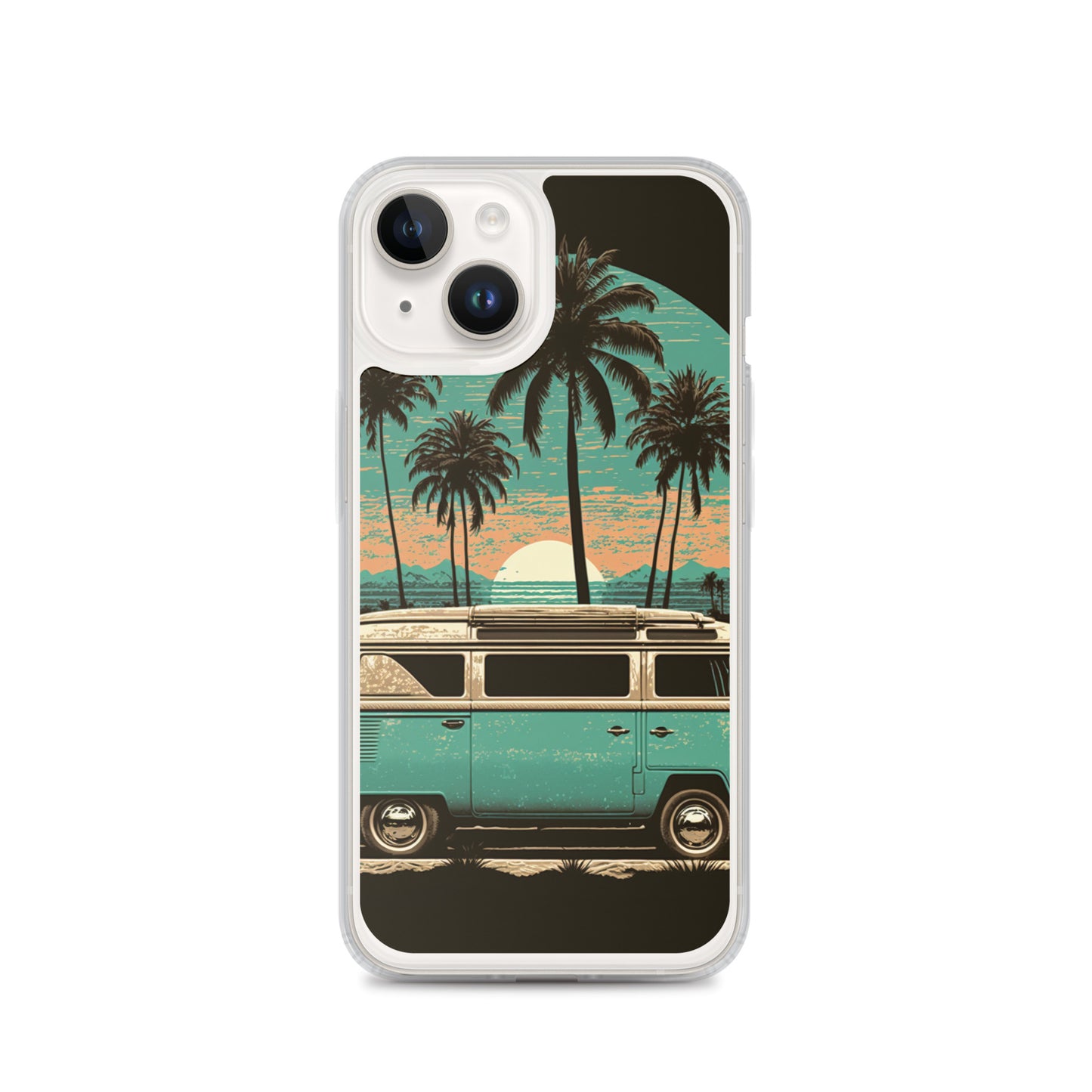 iPhone Case - Teal Beach Camper