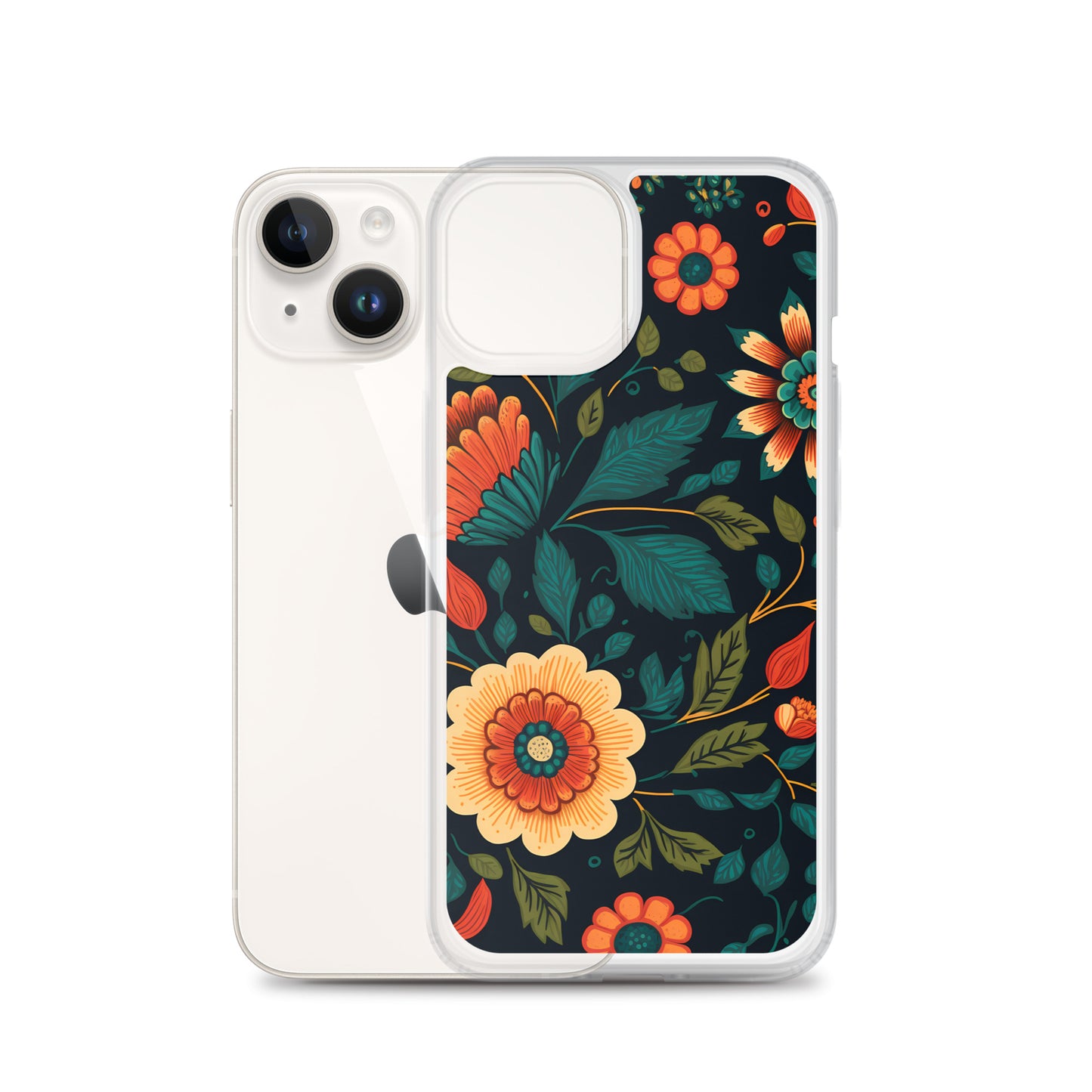 iPhone Case - Orange Florals
