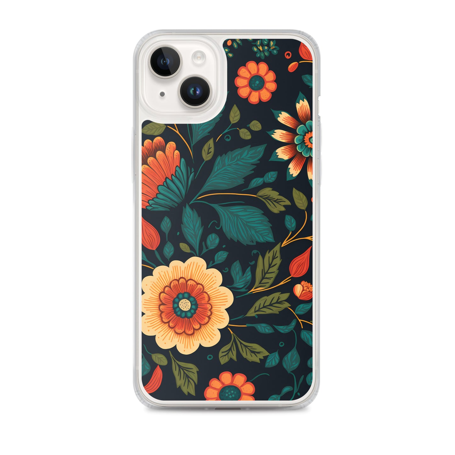 iPhone Case - Orange Florals