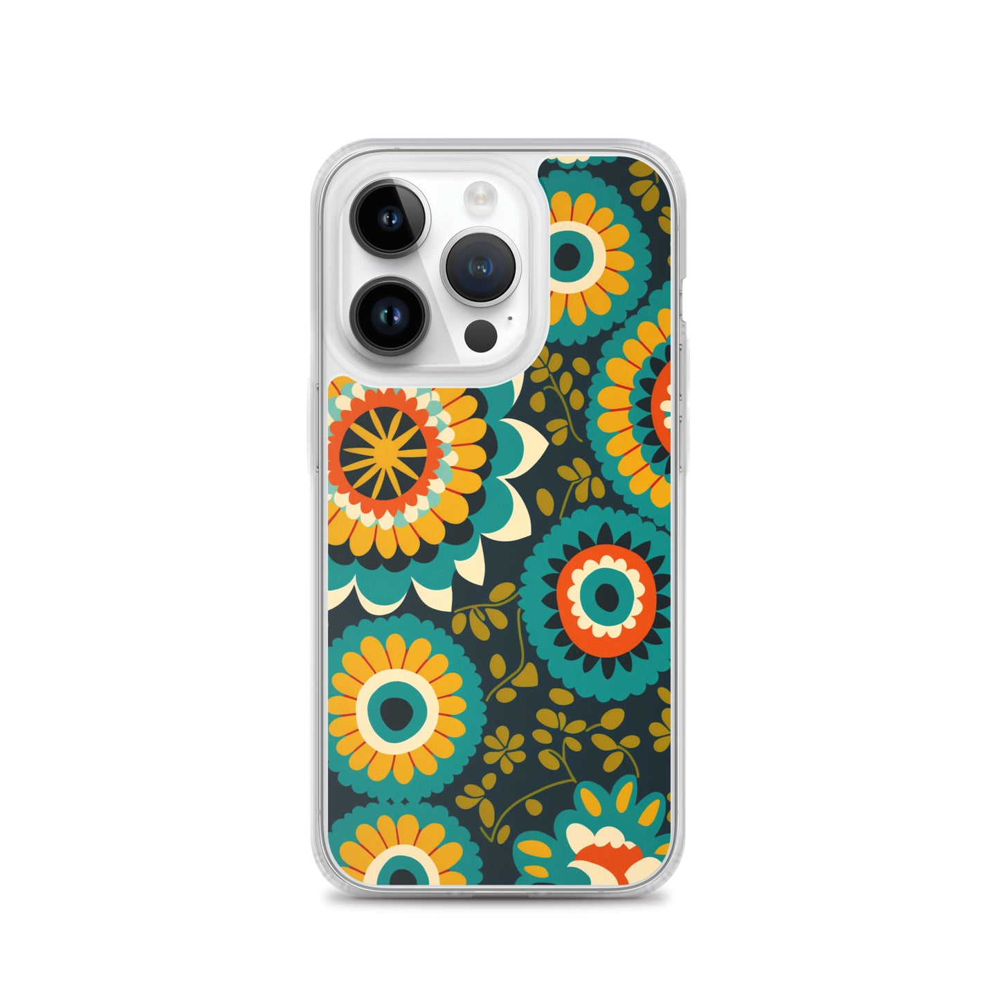 iPhone Case - Hints of Olive Floral Pattern