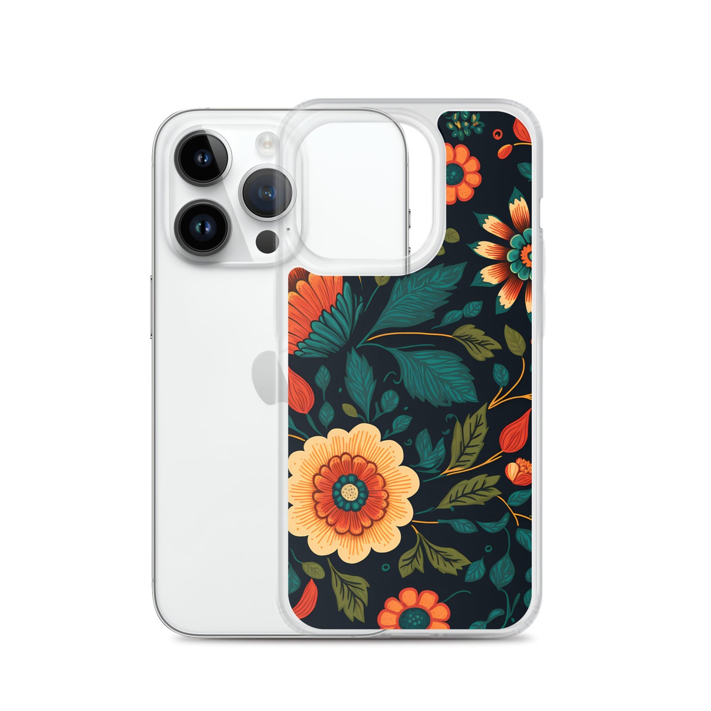 iPhone Case - Orange Florals