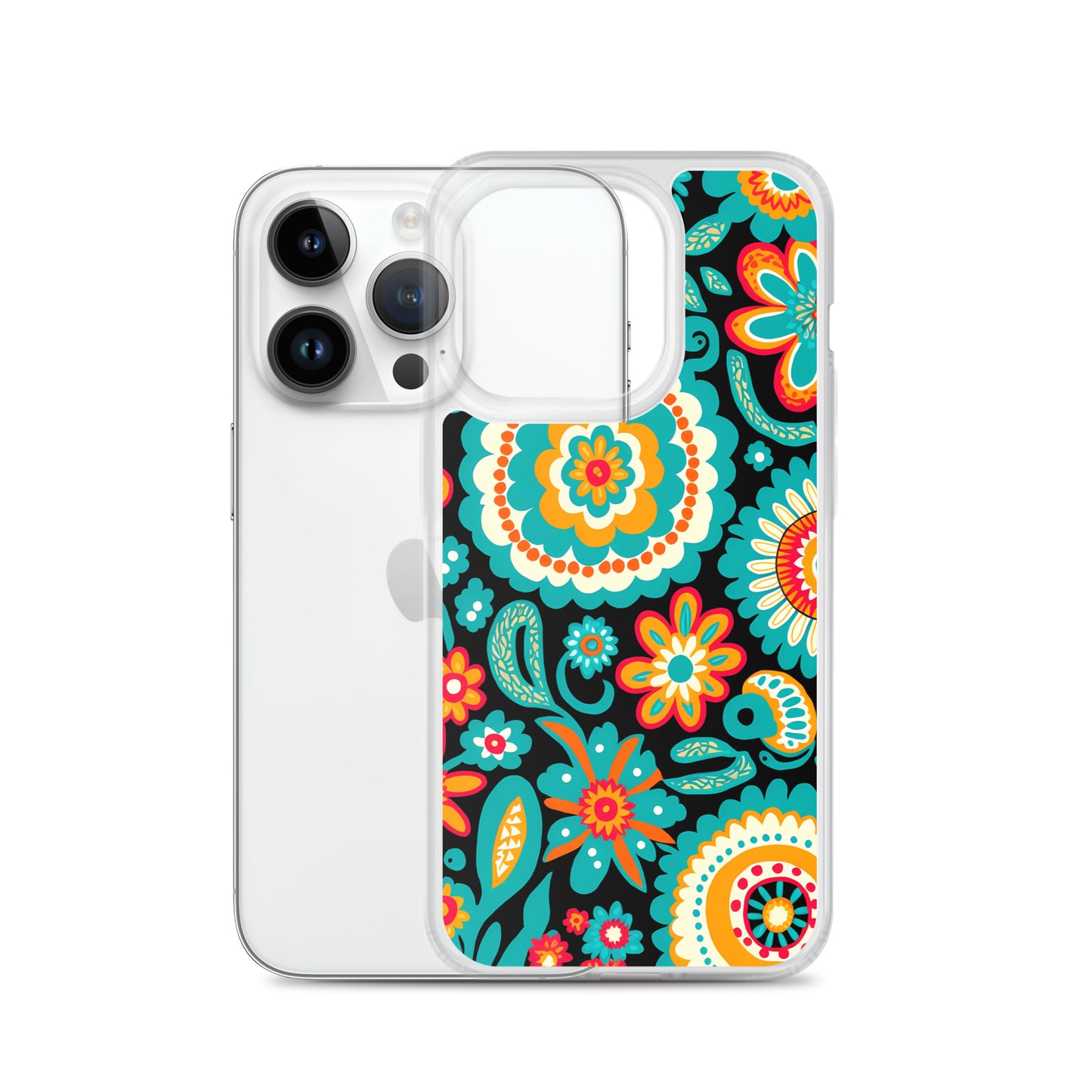 iPhone Case - Turquoise Floral