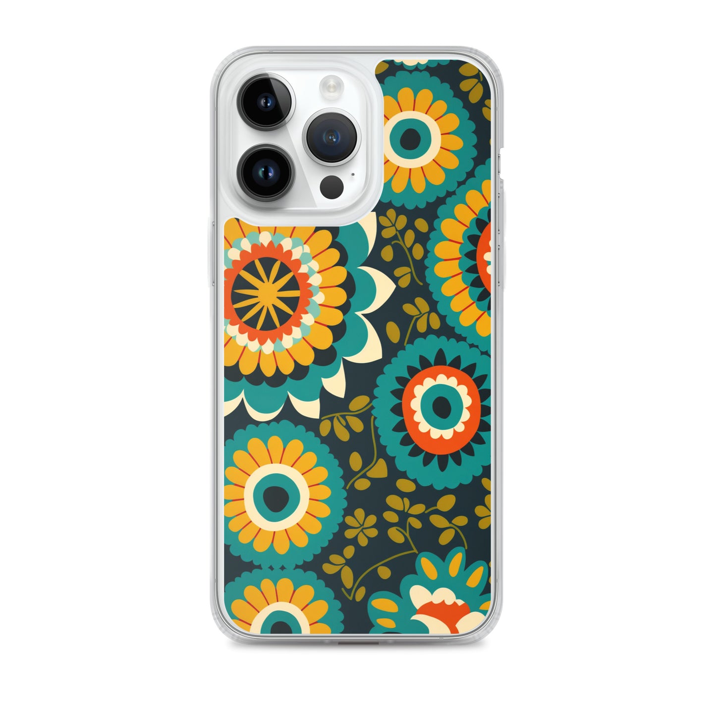 iPhone Case - Hints of Olive Floral Pattern