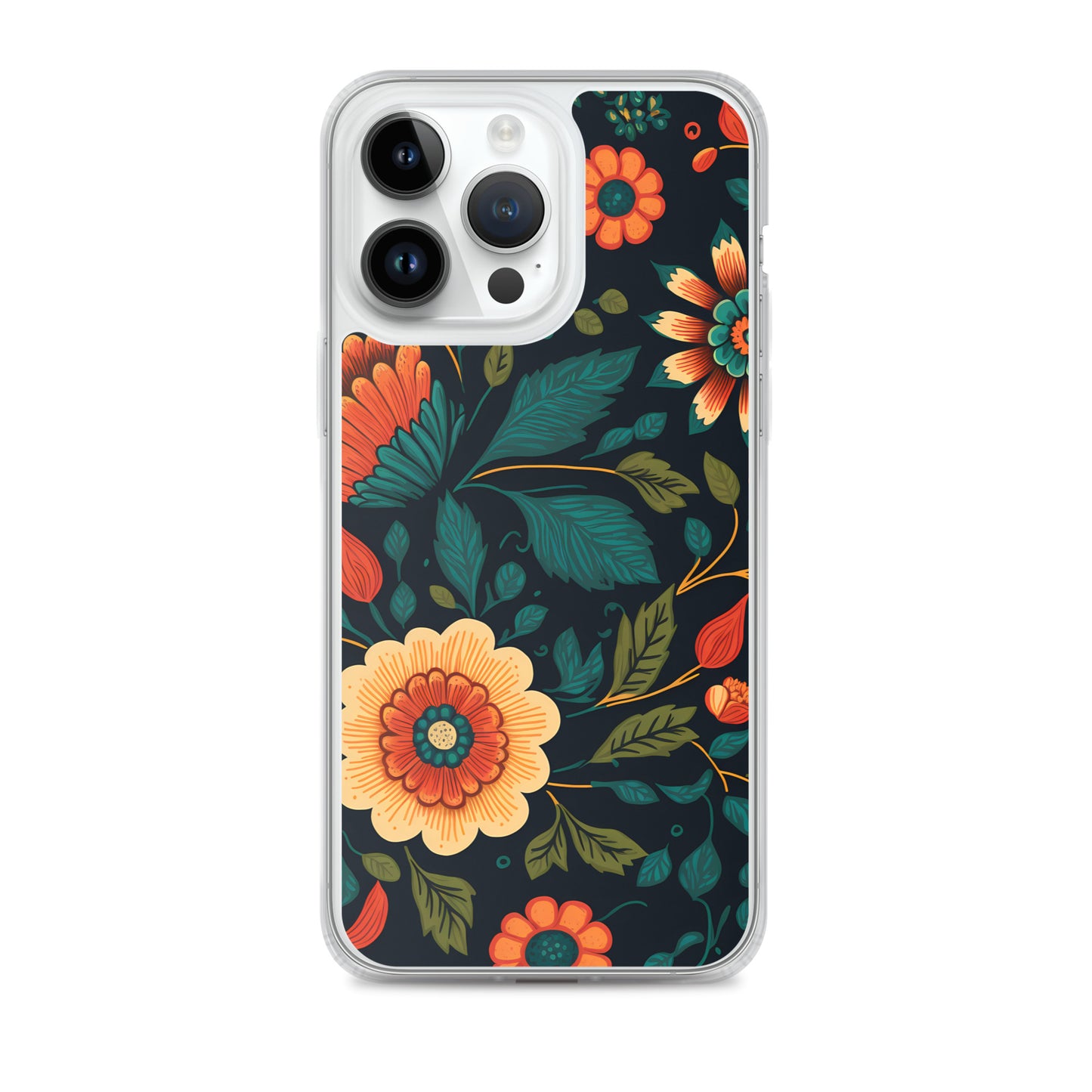 iPhone Case - Orange Florals