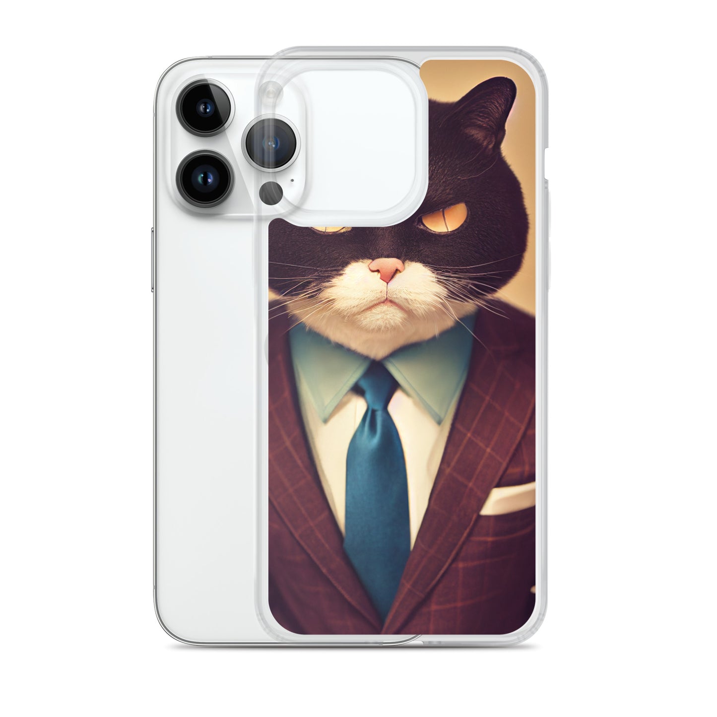 iPhone Case - Stern Business Cat Boss