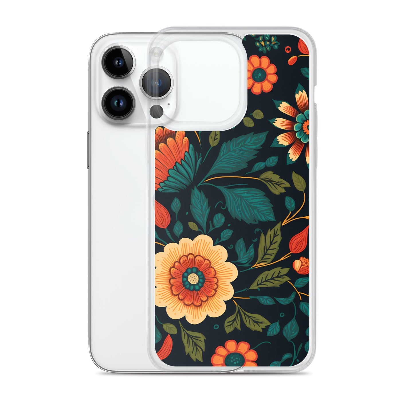 iPhone Case - Orange Florals
