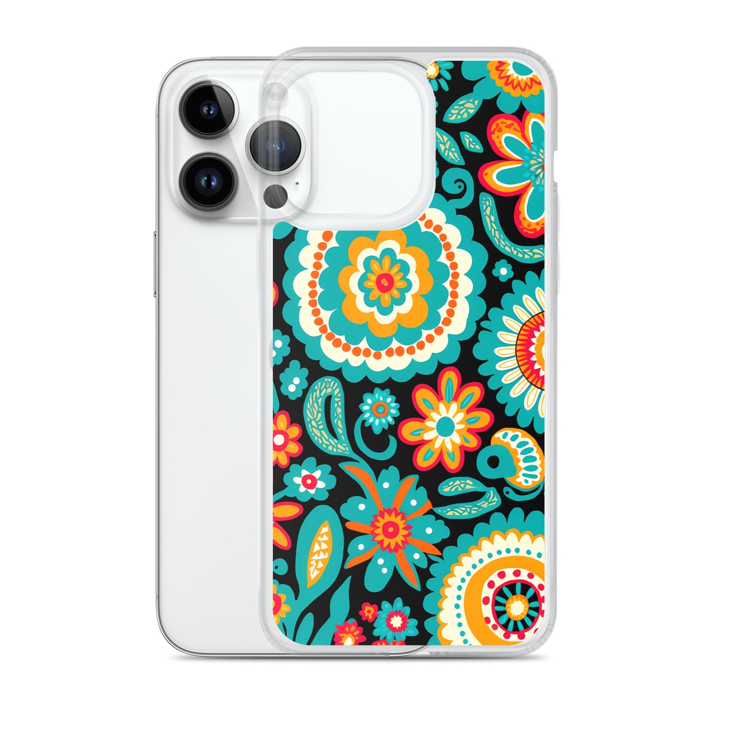 iPhone Case - Turquoise Floral