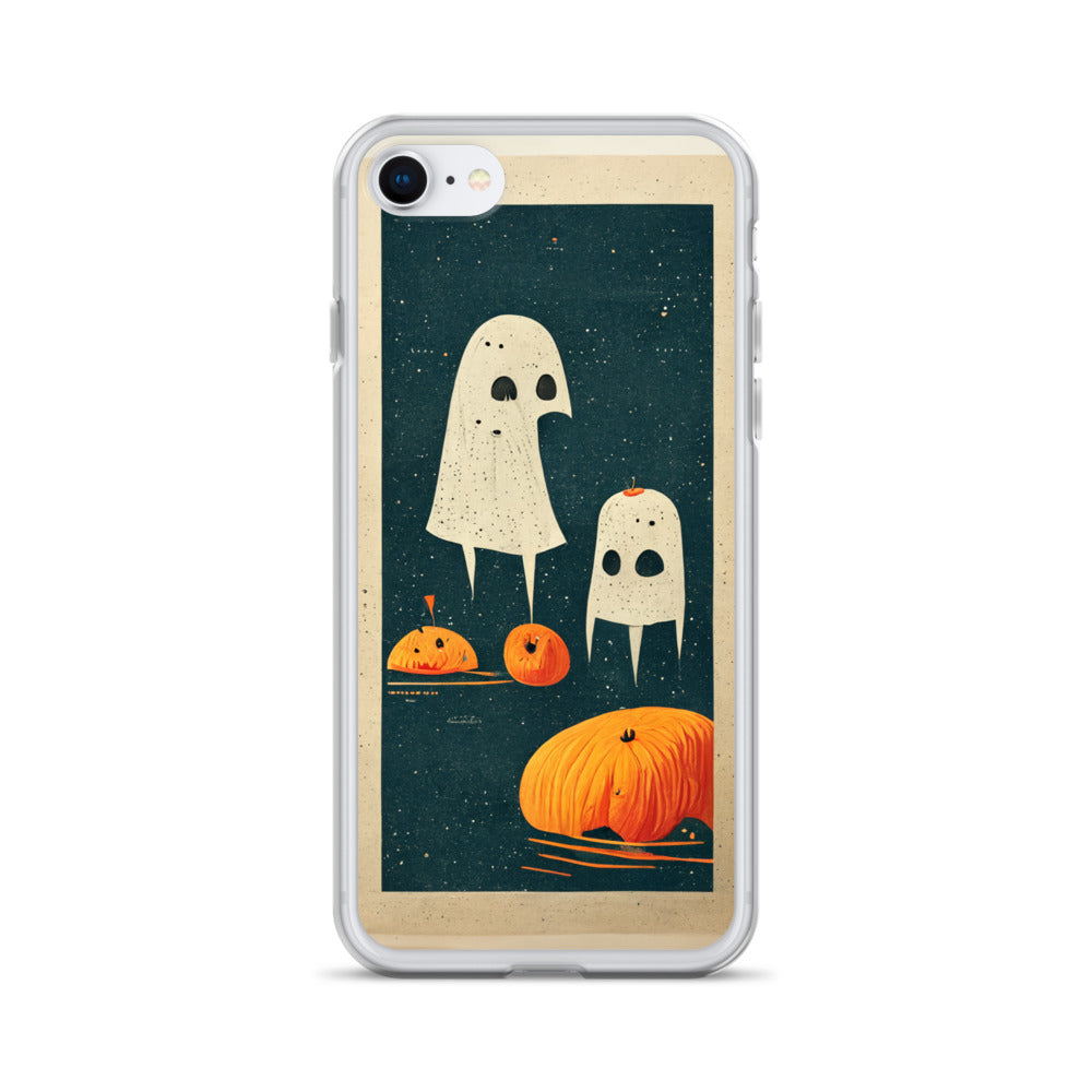 iPhone Case - Halloween Ghosts and Pumpkins