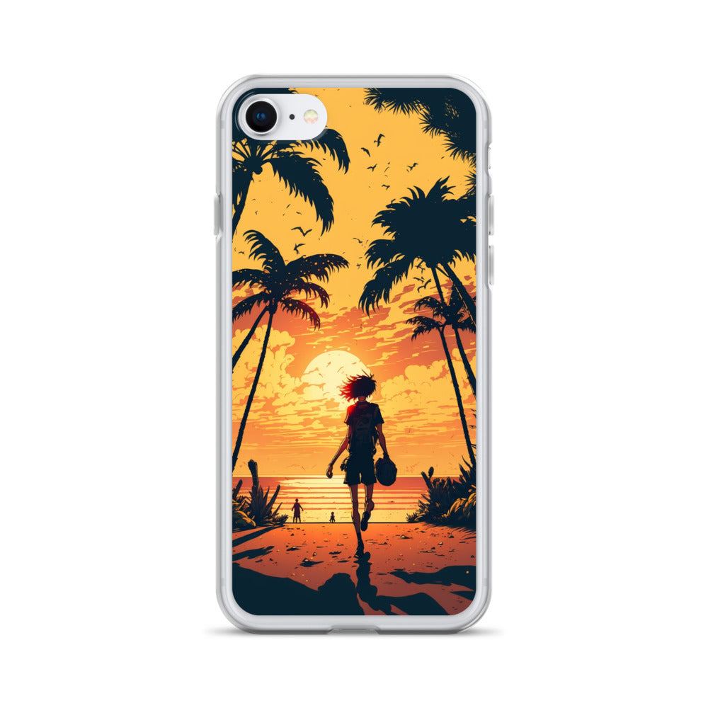 iPhone Case - Sunset Beachgoer