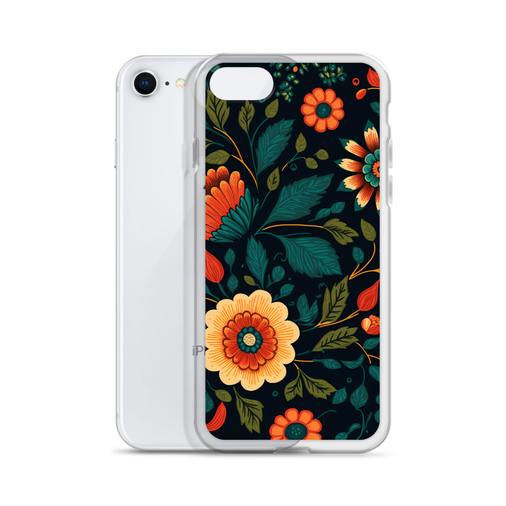 iPhone Case - Orange Florals