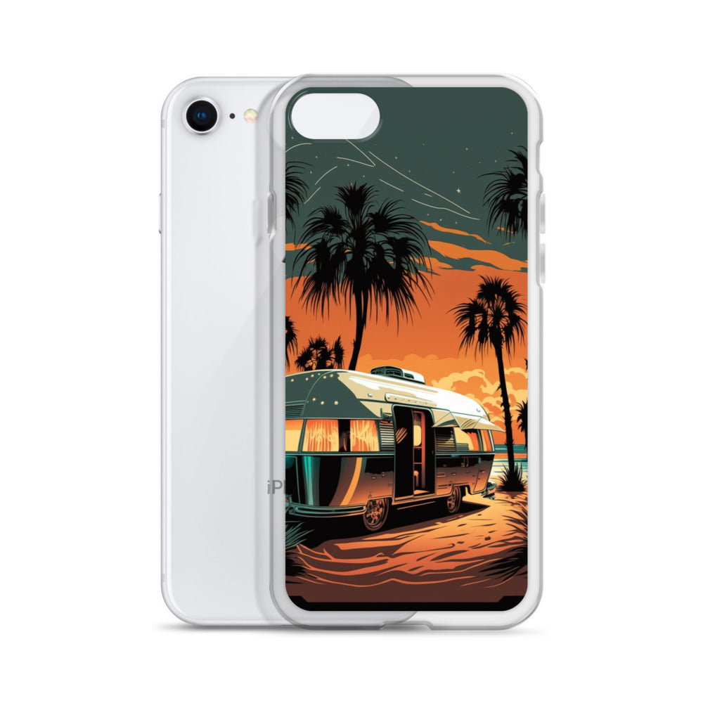 iPhone Case - Silver Beach Camper