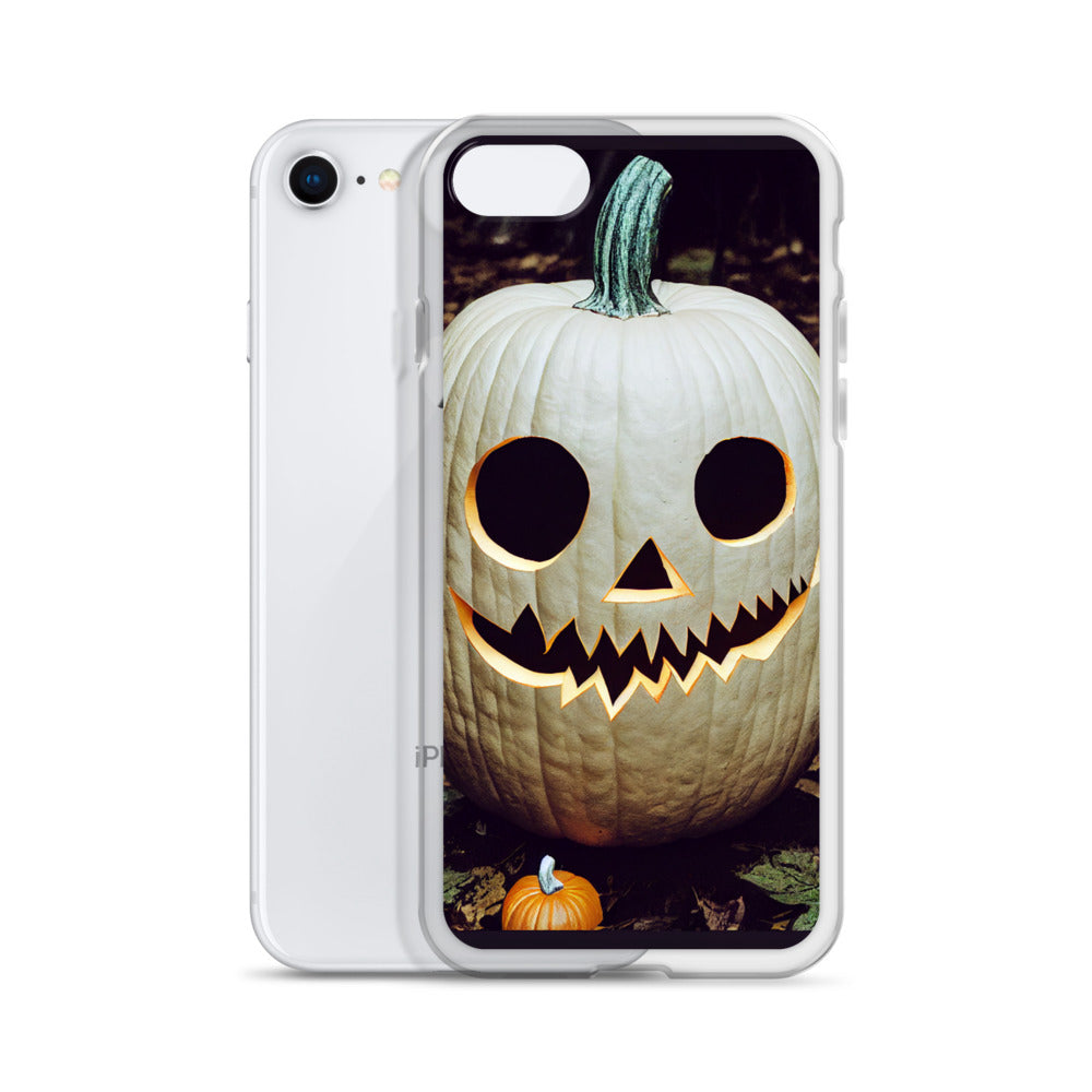 iPhone Case - Halloween White Jack-o-Lantern