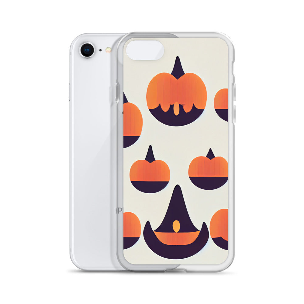 iPhone Case - Halloween Pumpkins and Witch Hats