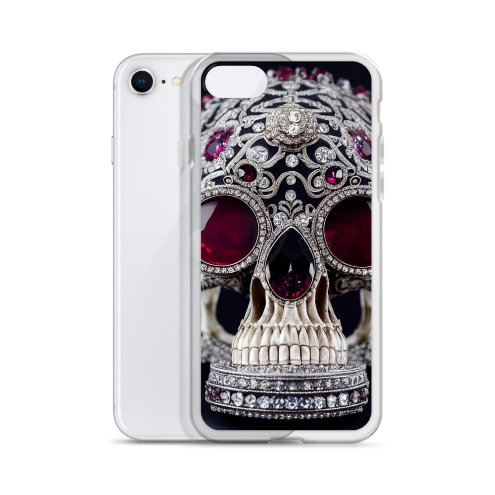 iPhone Case - Diamond and Ruby Skull