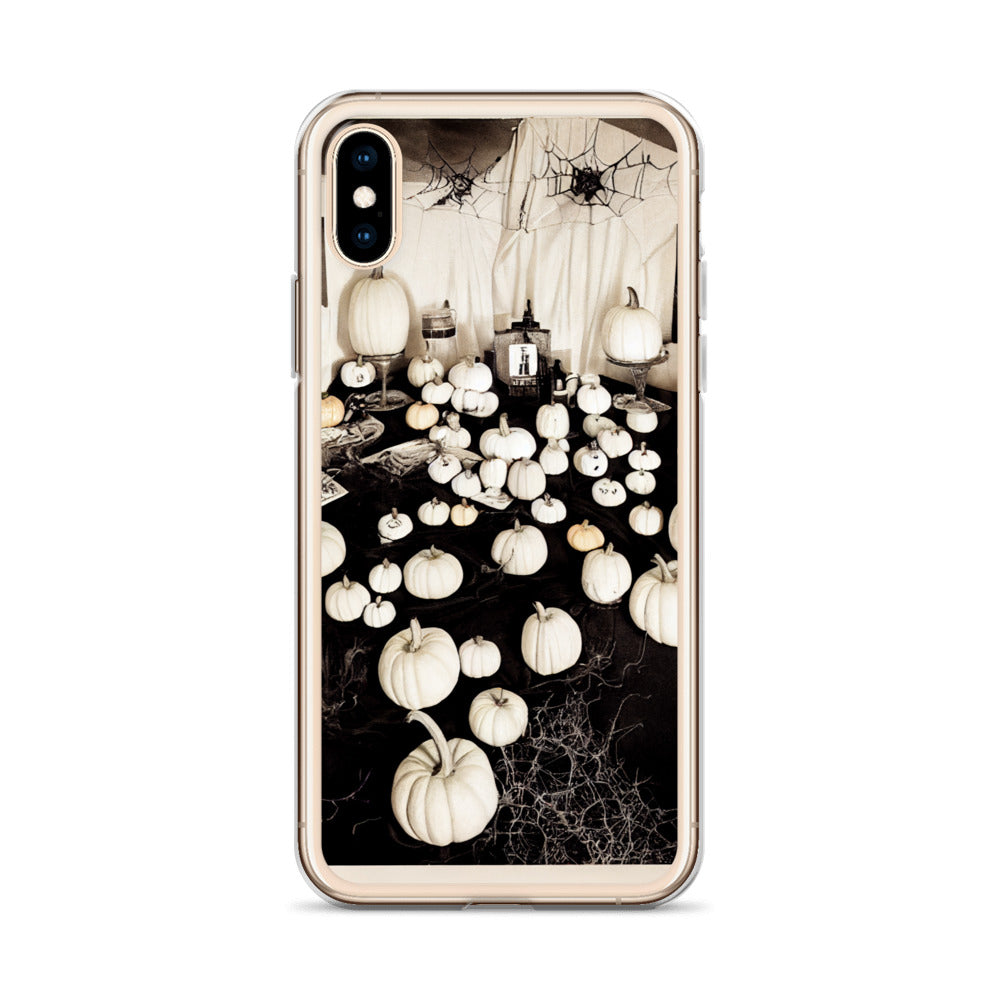 iPhone Case - Halloween White Pumpkins
