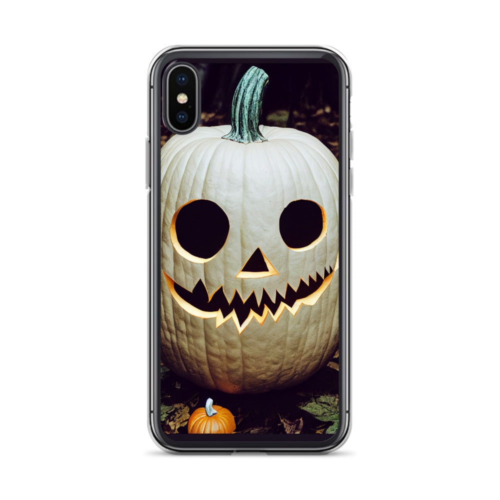iPhone Case - Halloween White Jack-o-Lantern
