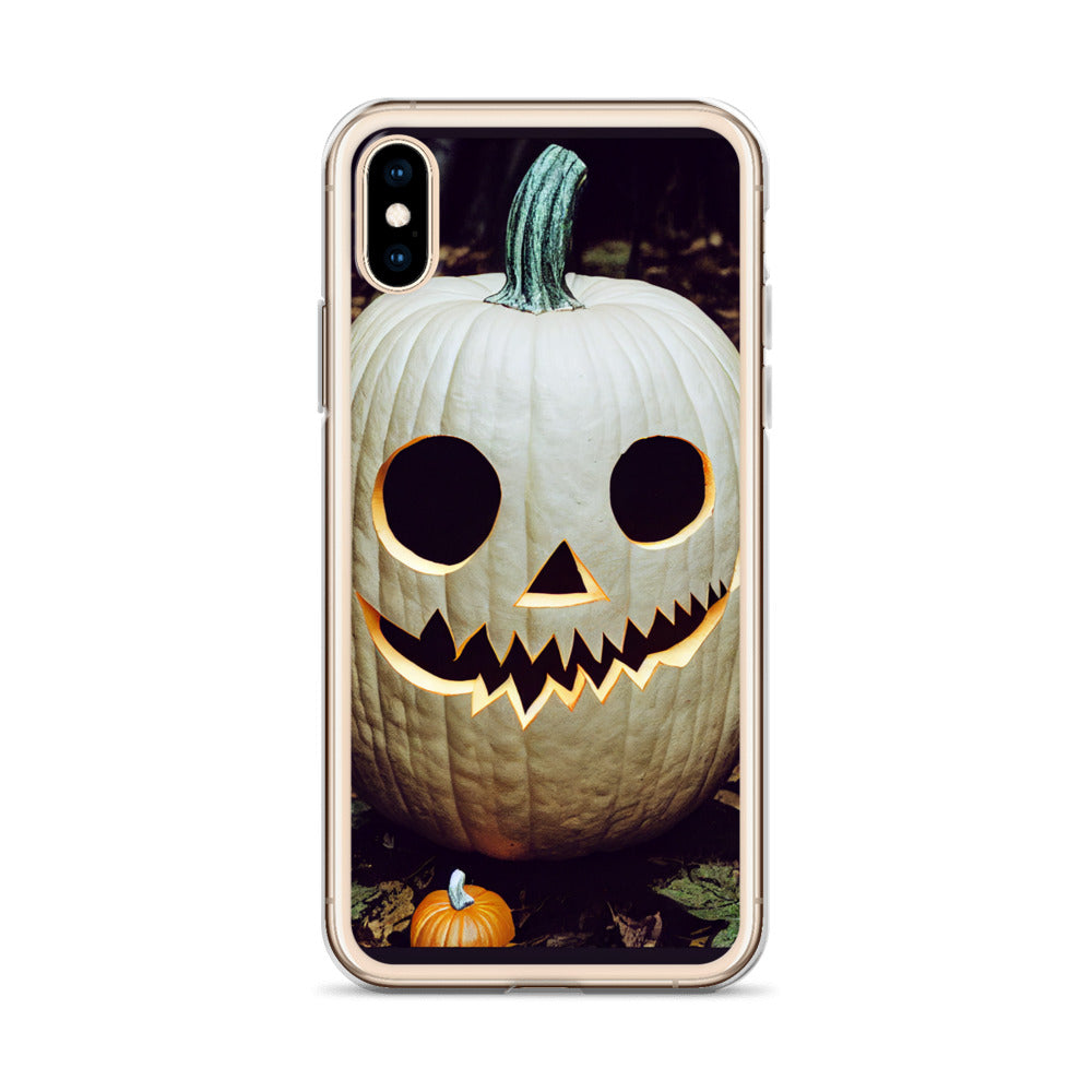 iPhone Case - Halloween White Jack-o-Lantern