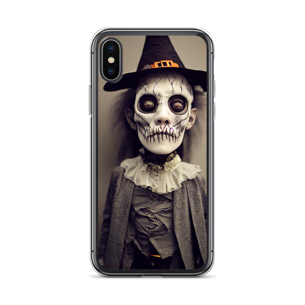 iPhone Case - Halloween Scary Witch Kid