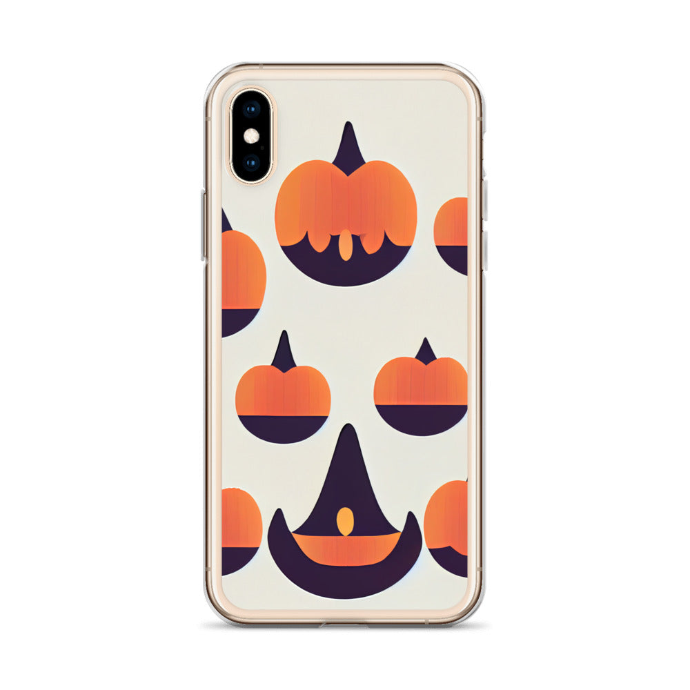iPhone Case - Halloween Pumpkins and Witch Hats
