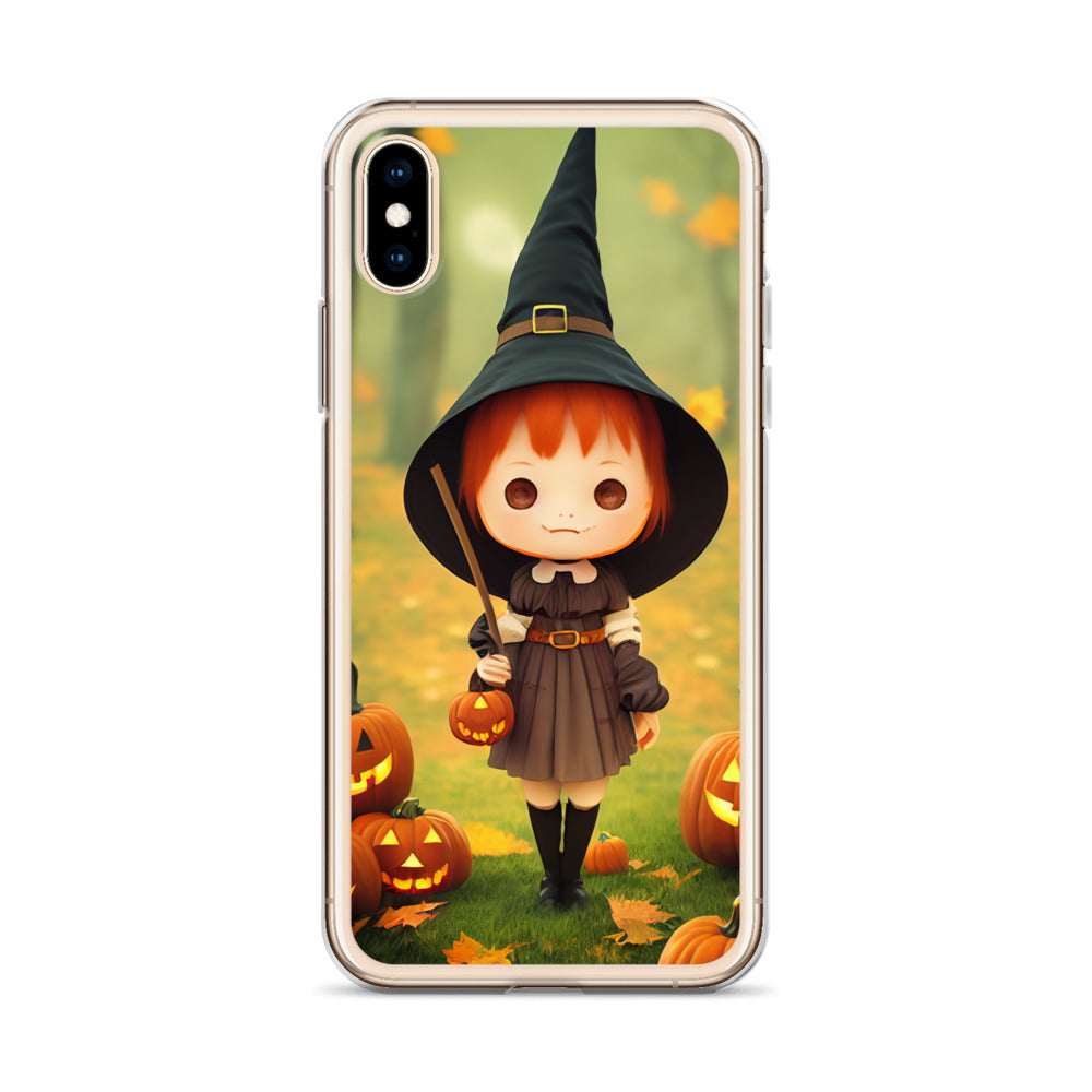 iPhone Case - Red Head Halloween Witch Girl