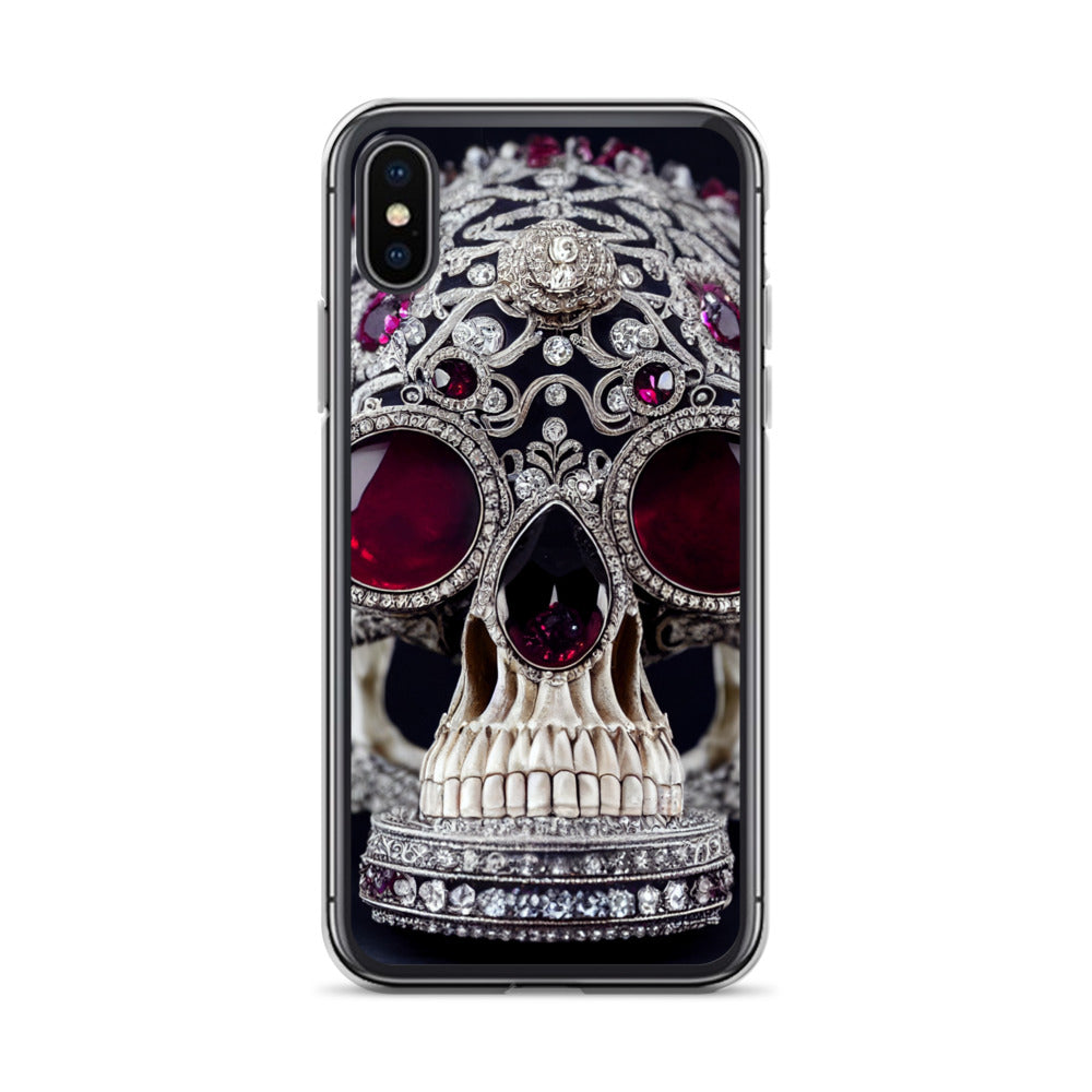 iPhone Case - Diamond and Ruby Skull