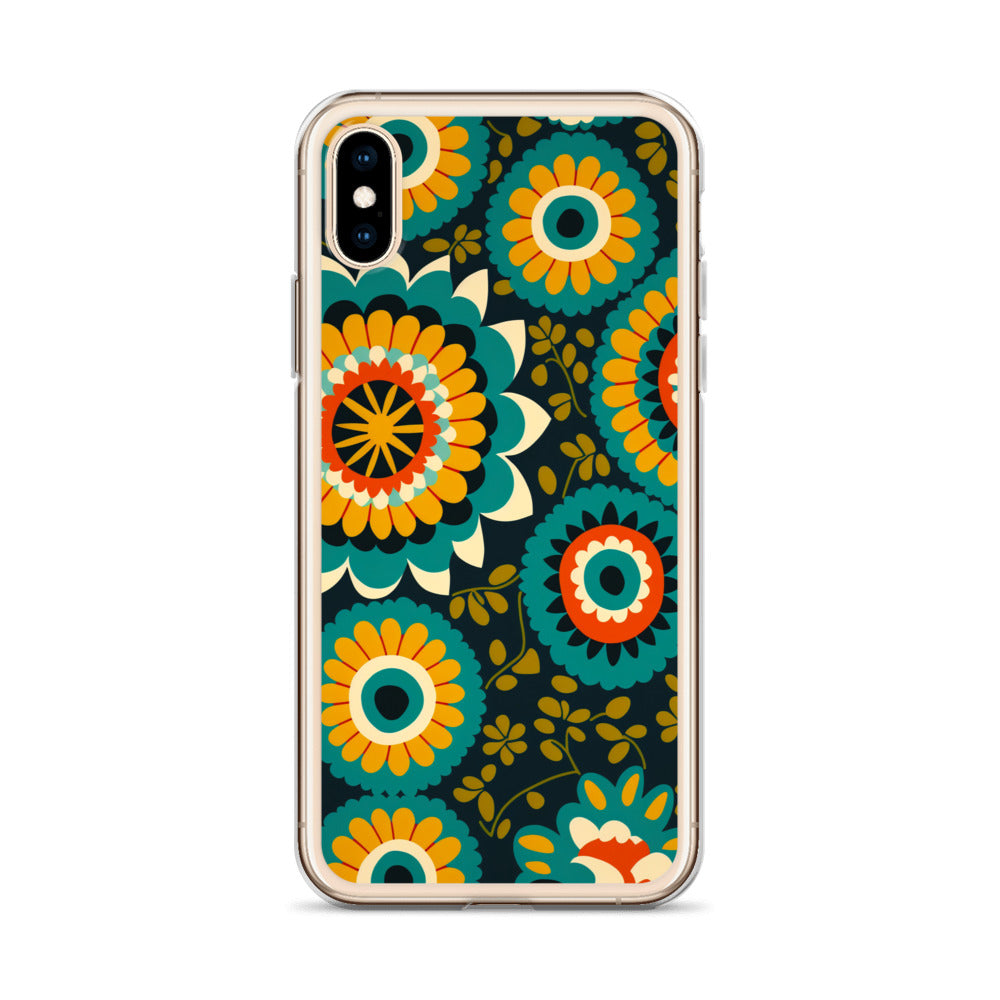 iPhone Case - Hints of Olive Floral Pattern