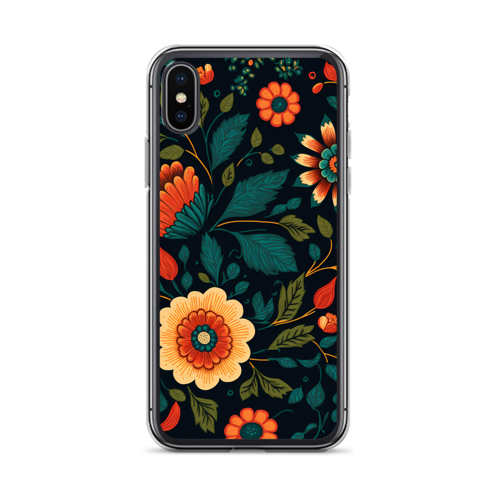 iPhone Case - Orange Florals