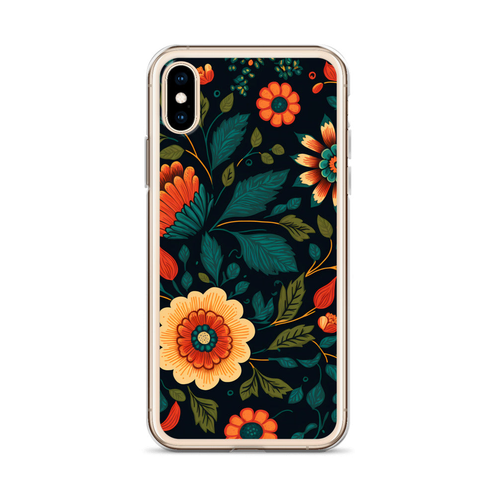 iPhone Case - Orange Florals