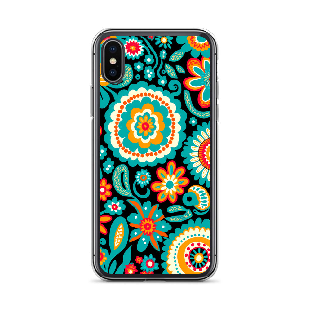 iPhone Case - Turquoise Floral