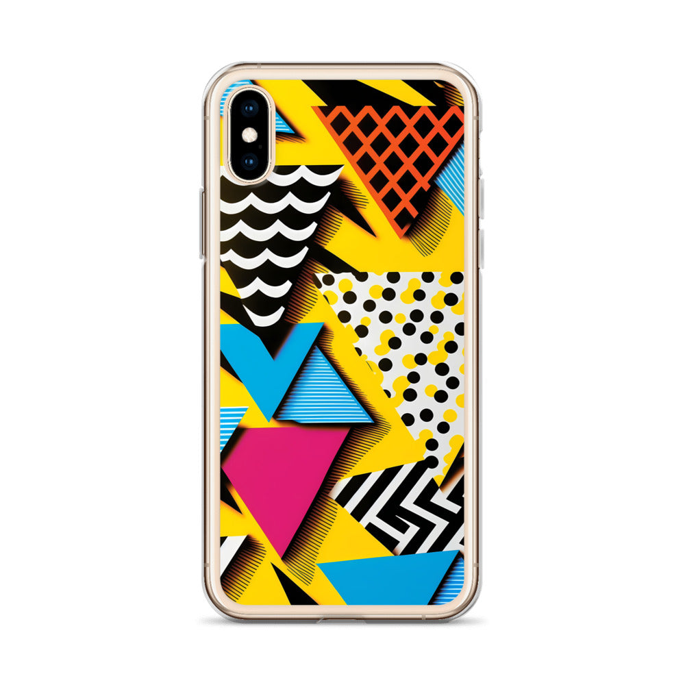 iPhone Case - Bright 80s Pattern