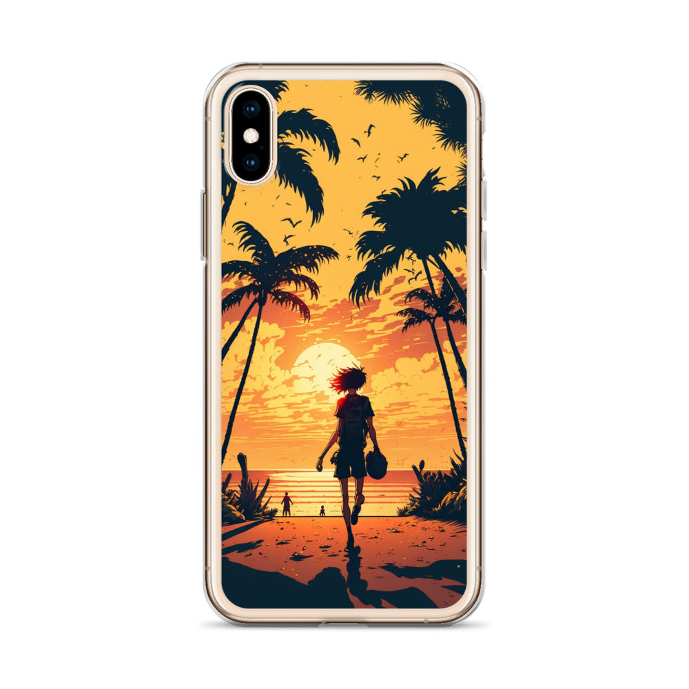 iPhone Case - Sunset Beachgoer