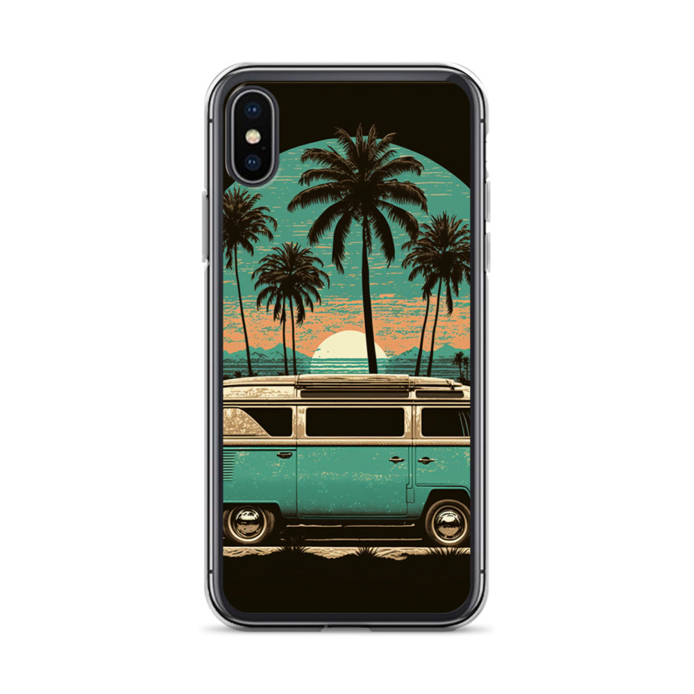 iPhone Case - Teal Beach Camper