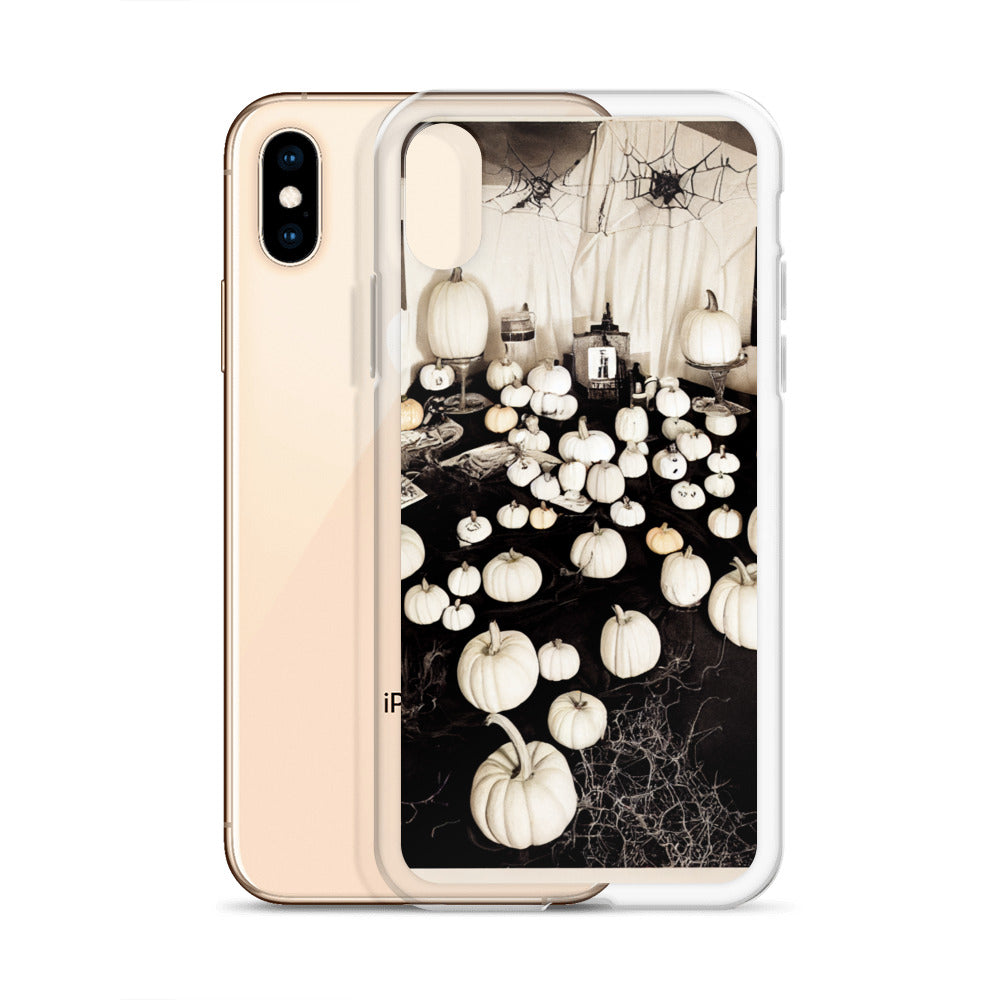 iPhone Case - Halloween White Pumpkins