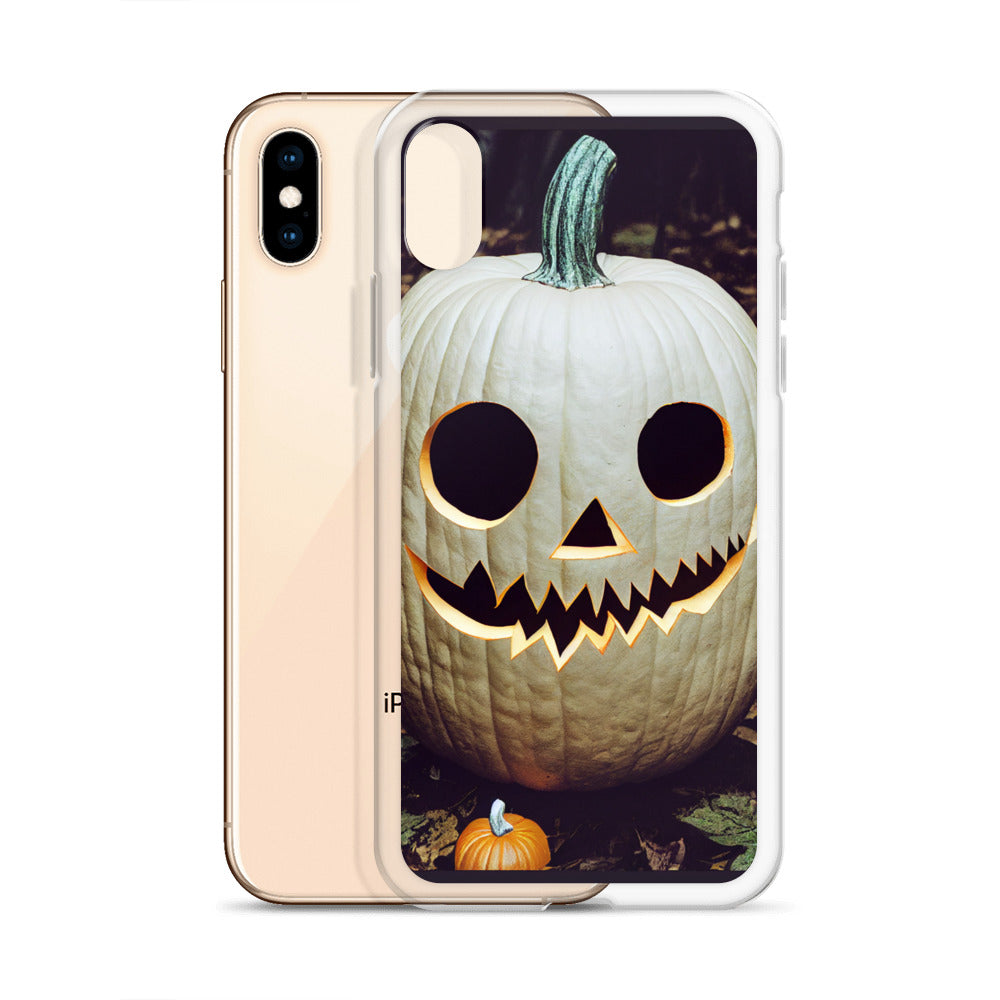 iPhone Case - Halloween White Jack-o-Lantern